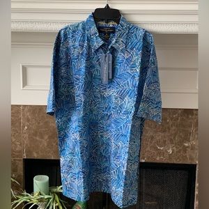 Pete Huntington men's Tidewater Bali medium short sleeve button down shirt